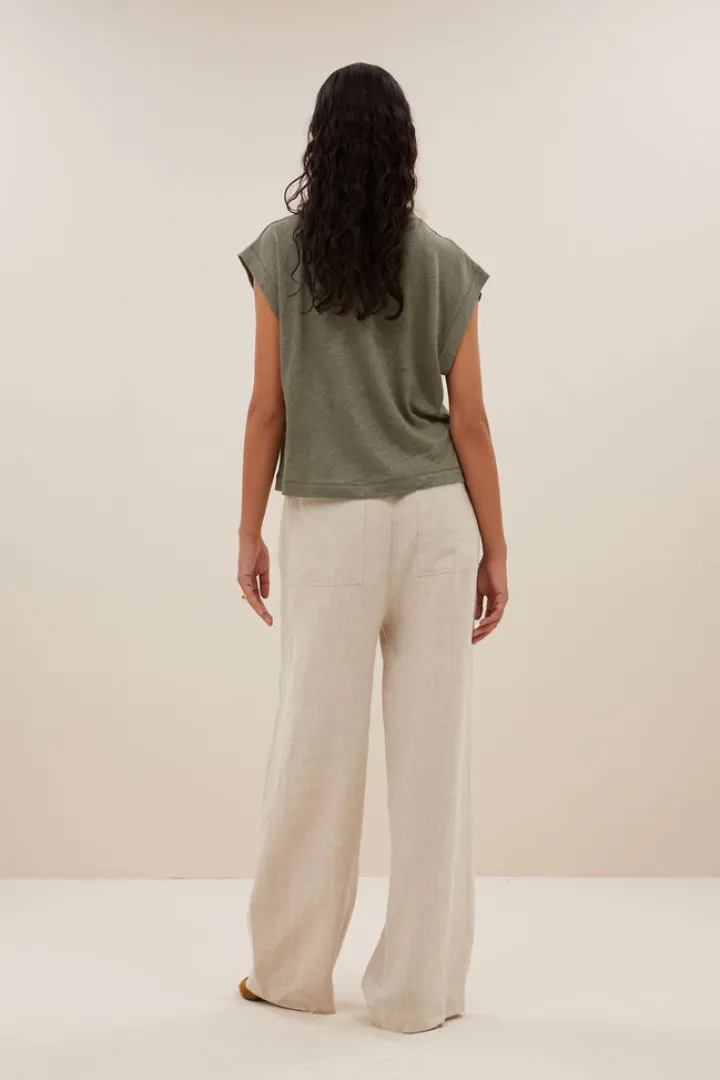 Mason Linen Top