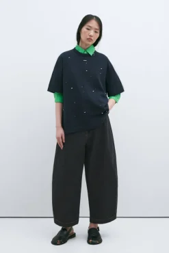 Merino Wool Beaded T-Shirt