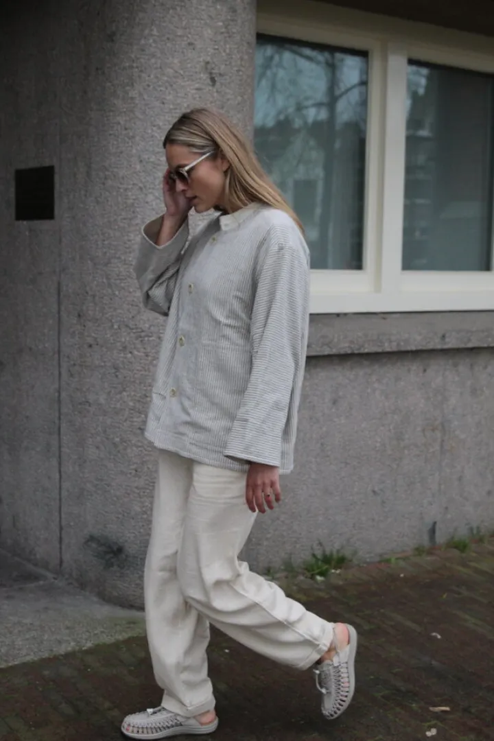 Reversible Linen Spring Jacket