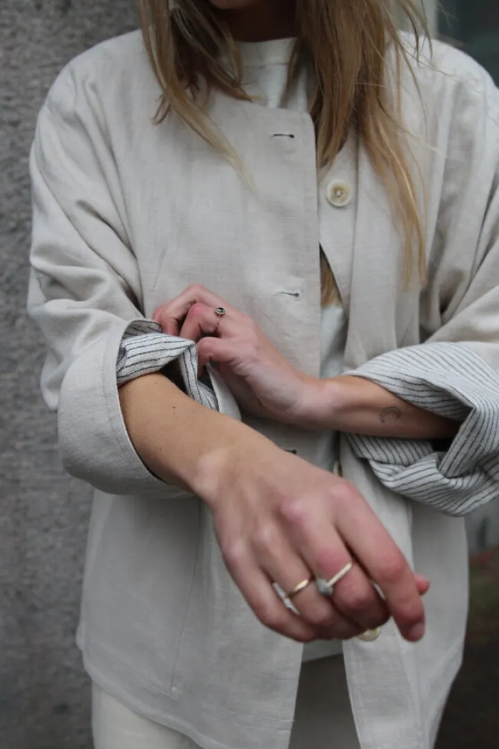 Reversible Linen Spring Jacket