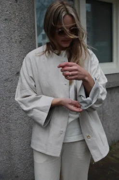 Reversible Linen Spring Jacket